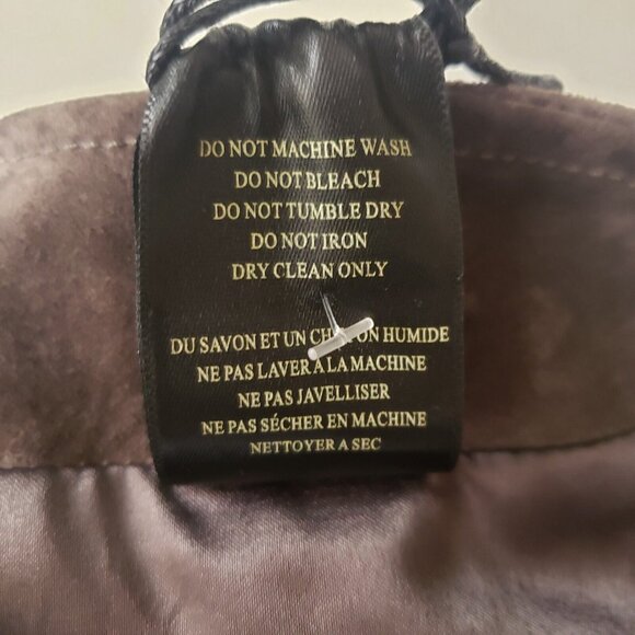 BlankNYC Suede Leather Skirt Women's Size 27 Shadow Grey Side Zip Biker Citycore - Picture 11 of 16